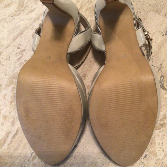 Alesya Platform High Heel Sandals Grayish White - Picture 5 of 12